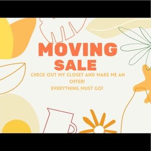 Moving sale